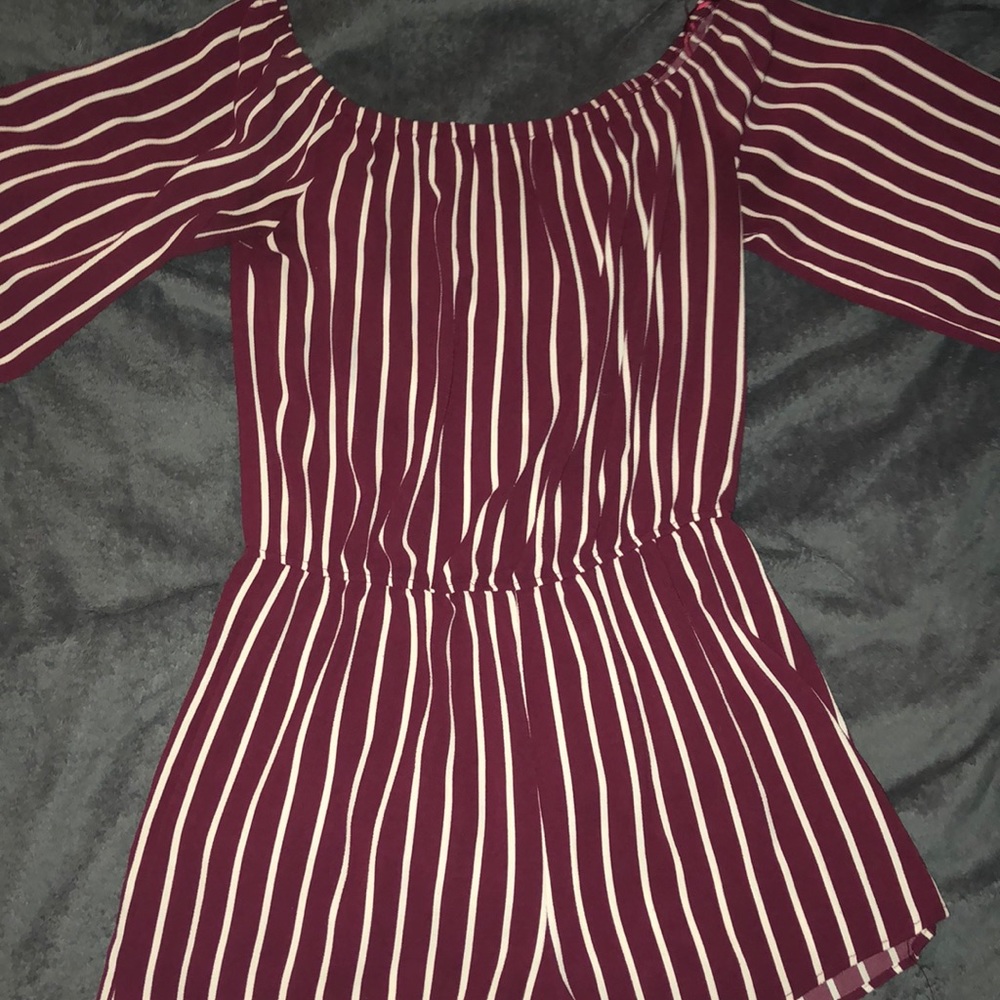Forever 21 Stripe Romper